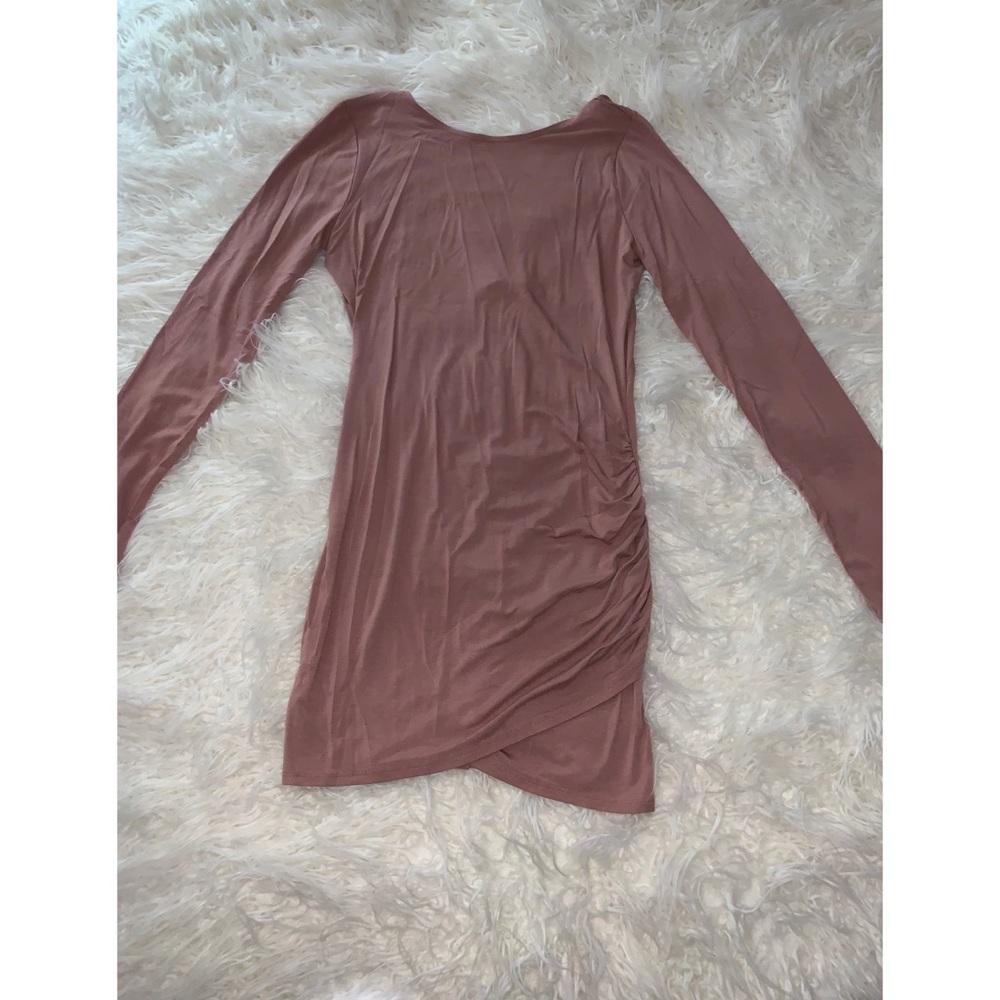 Forever 21 Mauve Ribbed Dress
